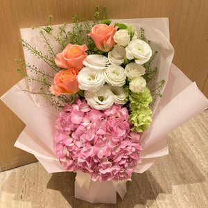 Seasonal Fresh Flower Bouquet - Hydrangea