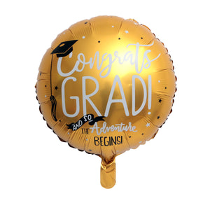 18" round Graduation (Gold)
