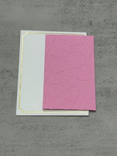 Small Gift Card - (9cm x 5.5cm) 1s - Embossed Heart Motif