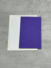 Small Gift Card - (9cm x 5.5cm) 1s - Embossed Heart Motif