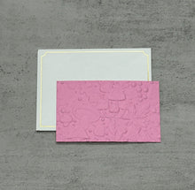 Small Gift Card - (9cm x 5.5cm) 1s - Embossed Mushroom Garden