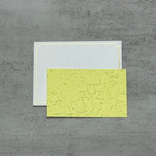 Small Gift Card - (9cm x 5.5cm) 1s - Embossed Mushroom Garden