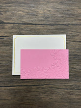 Small Gift Card - (9cm x 5.5cm) 1s - Embossed Rose Garden