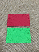 Small Gift Card - (9cm x 5.5cm) 1s - Embossed Poinsettia