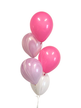 11" Latex Balloon (Qualatex) - 5s with Marble Design