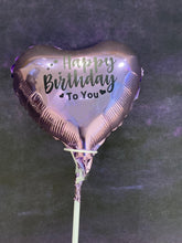 10" Heart Foil Balloon on a Stick (FL10-HT-SK01)