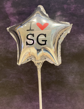 10" Star Foil Balloon on a Stick (FL10-ST-SK01)