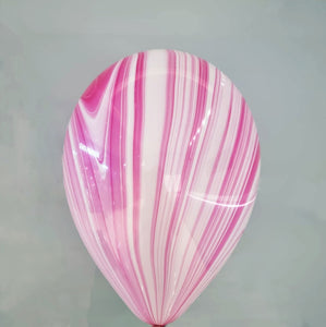 11" Latex Balloon (Qualatex) Marble effect design - 1s