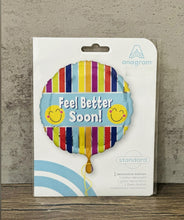 18" round Feel Better Soon Colourful Stripes