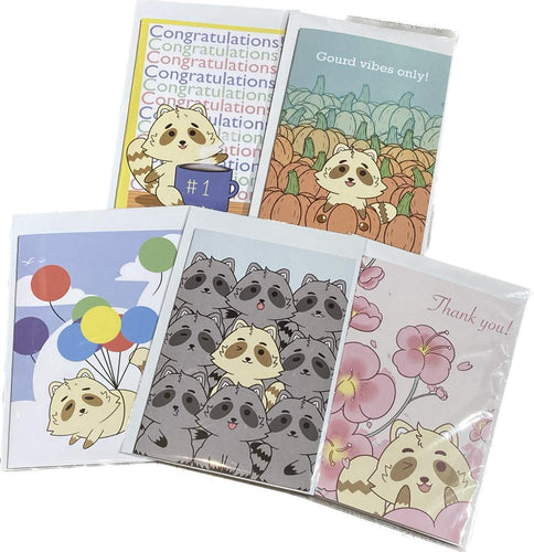 A6 Gift Card - Koon Kun The Raccoon