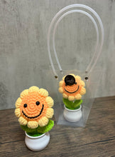 (AFCC-PT-SU) Crochet: Sunflower in mini pot