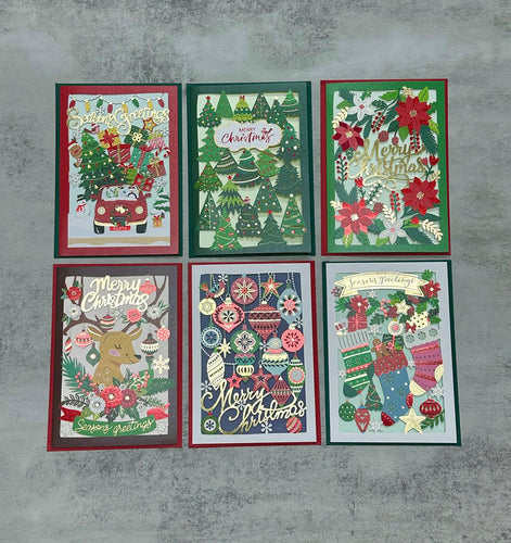 Greeting Cards - Christmas Die Cut Design (GC-XM-D6)