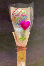 Crochet: Heart + Congrats Foil Balloon