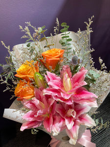 (FFBQ-MM-M) Fresh Flower Bouquet : Mix & Match