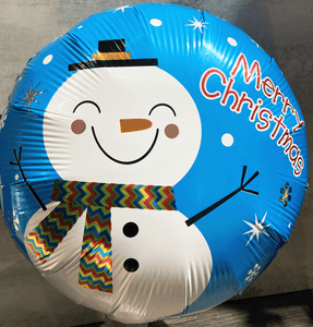 18" Merry Christmas - Snowman