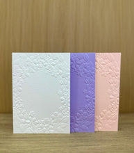 A6 Gift Card - Embossed Floral Fantasy (GCEM-A6FF) -1s