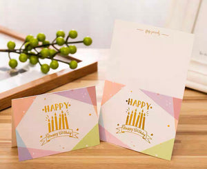 Greeting Cards 250 - 'Happy Birthday' (9.5cm x 7cm)