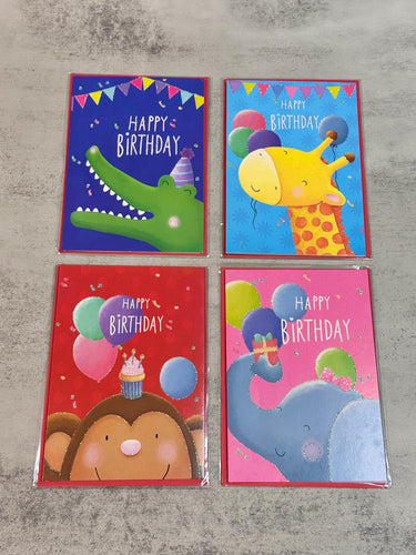 Greeting Cards - Happy Birthday Animal Design (GC-HBAN)