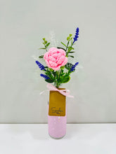 Mini Bottle with Crochet Flowers (Single Crochet-C1)
