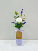 Mini Bottle with Crochet Flowers (Single Crochet-C1)
