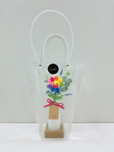 Mini Bottle with Crochet Flowers (Single Crochet-C2)