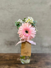(SHMB-FF) Simple Happiness - Mini Bottle with Fresh Flowers