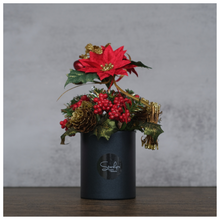 Christmas Round Bloom Box (P) - Artificial Flower AF02