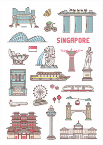 Singapore Postcard (LM-SG-A)