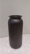 Black Vase with Rim