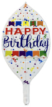 22" Round Balloon - Happy Birthday Colourful (HB01)