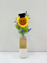 Mini Bottle with Crochet Flowers (Single Crochet-C3)