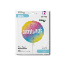 18" round Congrats Ombre (PK) BL26475