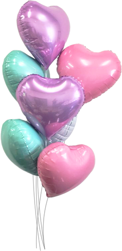 Bundle of Pastel Hearts (H6)