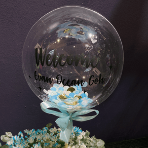 5" Customised Balloon with Confetti