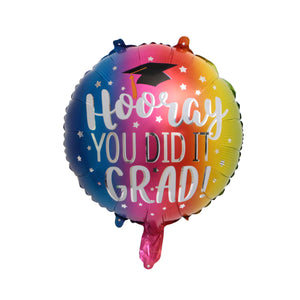 18" round Graduation (Colourful)