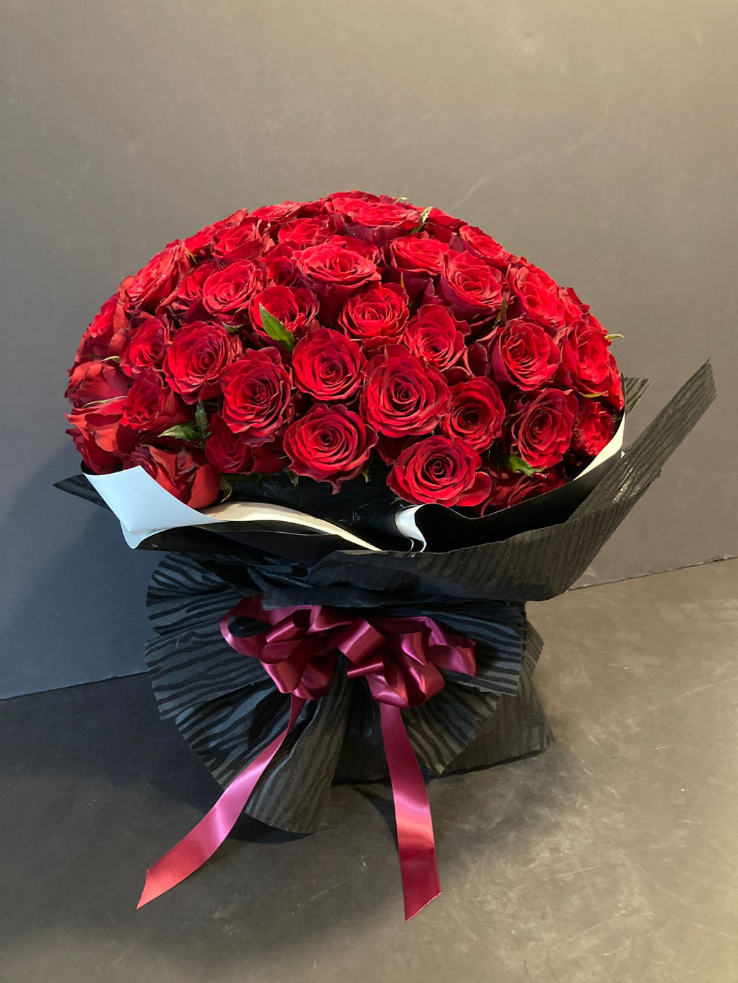 99 Roses Fresh Flower Bouquet