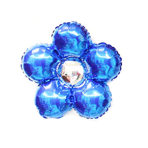 Small Foil Blue Flower (55cm)