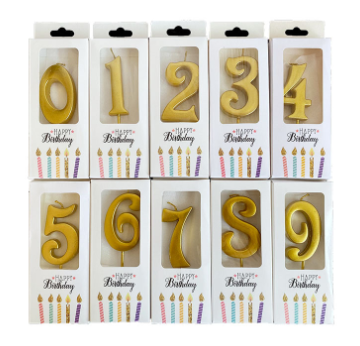 Number Candles Gold 290