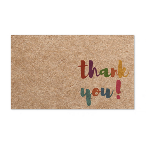 Mini Gift Card - Thank You (9cm x 5.4cm)