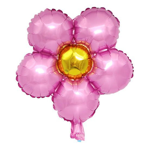 Small Foil Pink Flower (55cm)