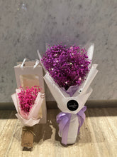 Preserved Baby Breath Bouquet with LED light- Large