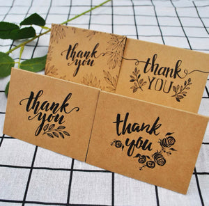 Small Gift Card - Thank You (10.2cm x 7.5cm) 1s