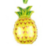 Mini Pineapple - Yellow with Red Designs